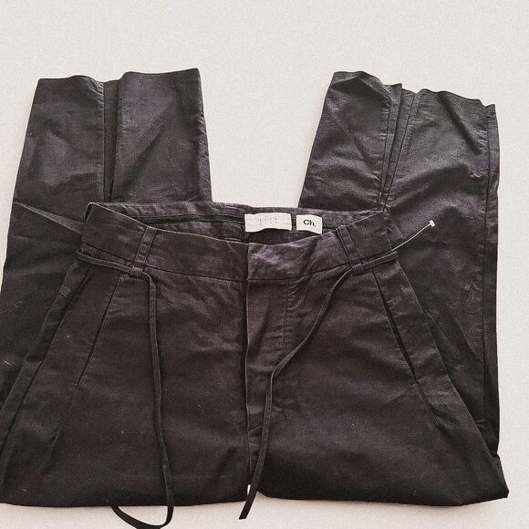 Ch. Chapter ss17 drawstring straight leg crop trouser pants 29 - Picture 1 of 5